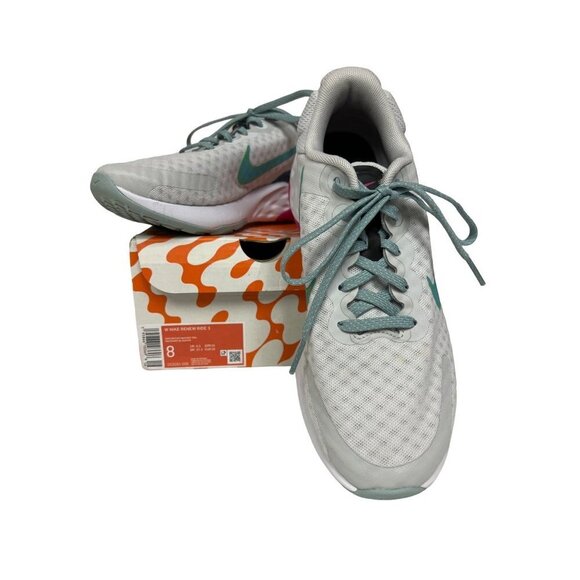 NEW! Nike Women's Renew Ride 3 Running Shoes DC8184-006 Turquoise Pink Size 8 - Picture 1 of 8